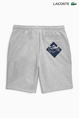 Lacoste&reg; Light Grey Sport Logo Fleece Short